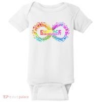 Neurodiversity Embrace ADHD Autism ASD Butterfly Infinity Baby Bodysuit thumb 0