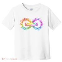 Neurodiversity Embrace ADHD Autism ASD Butterfly Infinity Toddler T-Shirt thumb 0