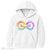 Neurodiversity Embrace ADHD Autism ASD Butterfly Infinity Kids Hoodie thumb 0