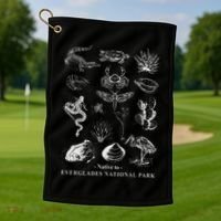 Nature Exploring Arizona Petrified Forest National Park Golf Towel thumb 1
