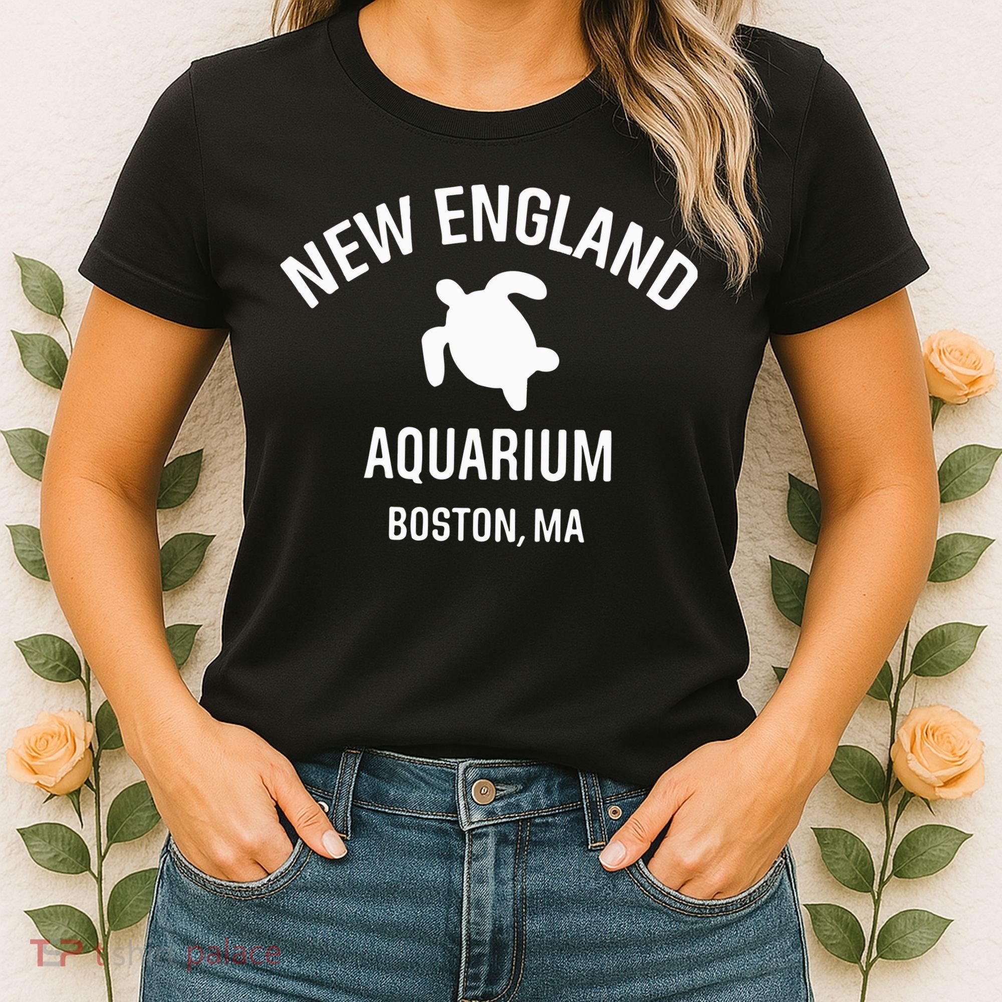 New England Aquarium Boston Ma Women's T-Shirt