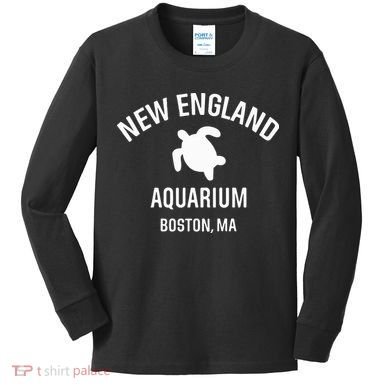 New England Aquarium Boston Ma Kids Long Sleeve Shirt