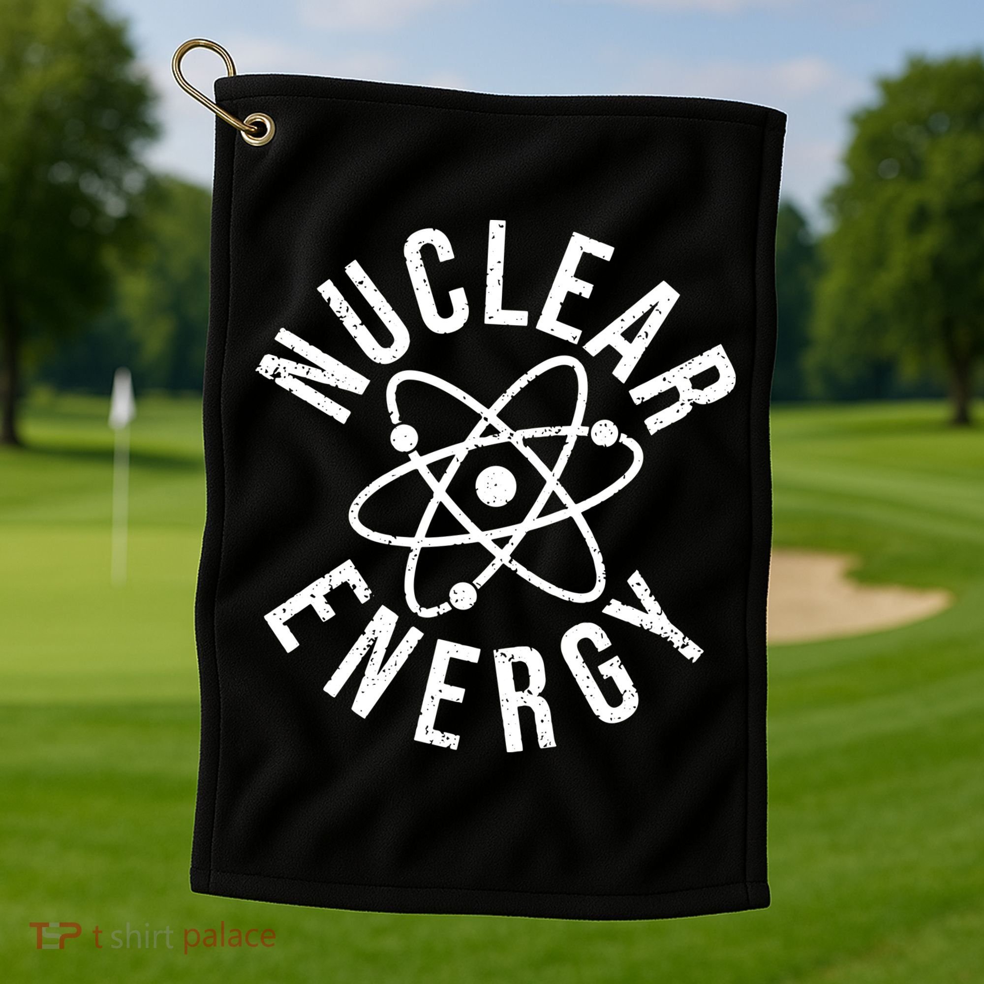 NUCLEAR ENERGY ATOMIC ENERGY POWER PLANT ENGINEER Golf Towel