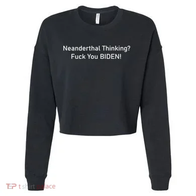 Neanderthal Thinking Cropped Pullover Crew