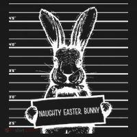 Naughty Easter Bunny Mug Shot Funny Tote Bag thumb 4