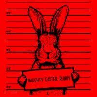 Naughty Easter Bunny Mug Shot Funny Santa Hat thumb 1