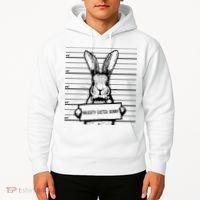 Naughty Easter Bunny Mug Shot Funny Hoodie thumb 2