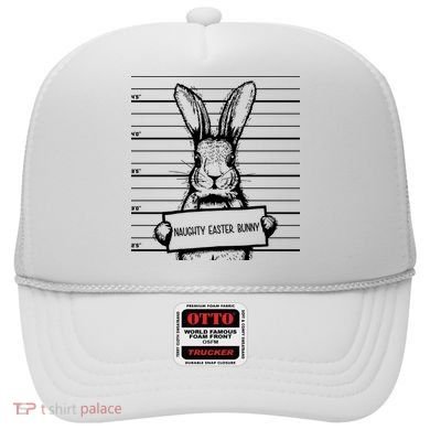 Naughty Easter Bunny Mug Shot Funny Hat