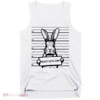 Naughty Easter Bunny Mug Shot Funny Tank Top thumb 0
