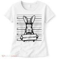 Naughty Easter Bunny Mug Shot Funny Women's T-Shirt thumb 0