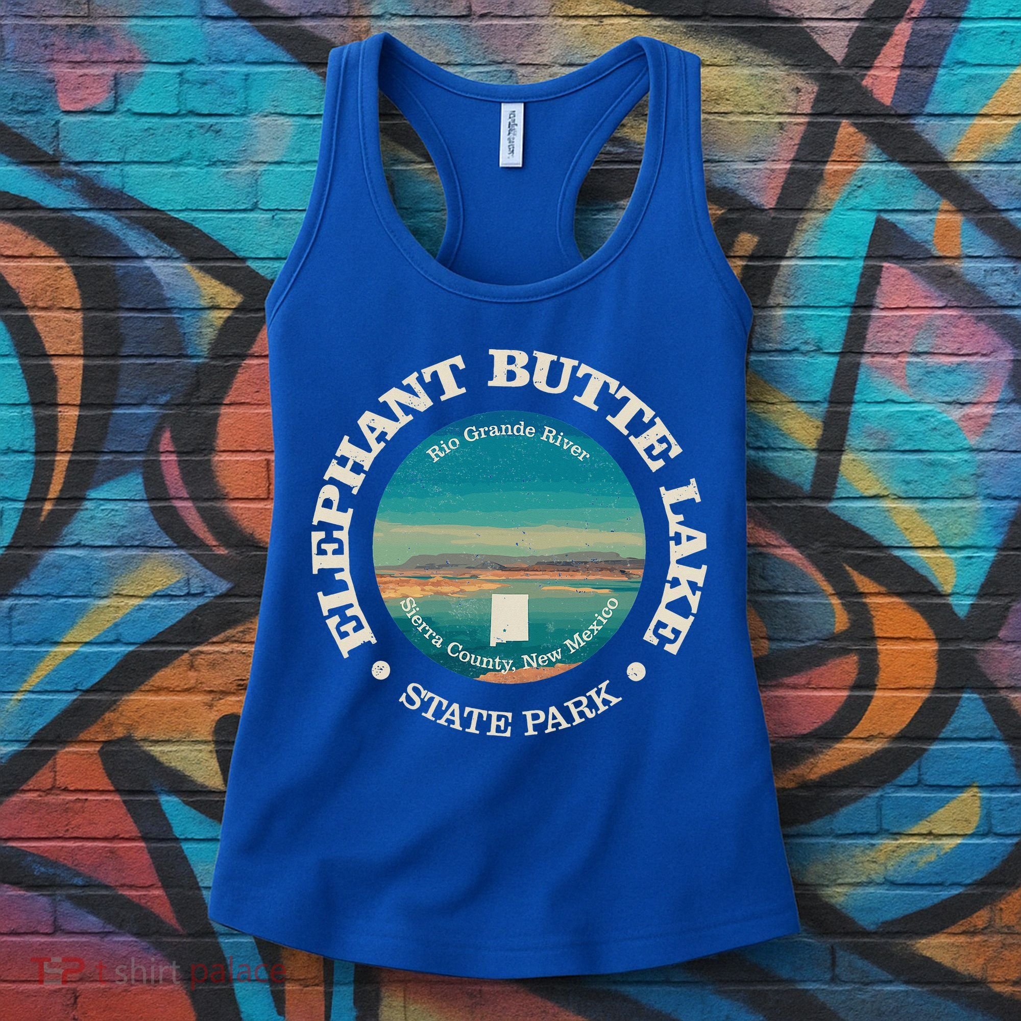 Nature Elephant Butte Lake State Park Hiking Women's Tank Top