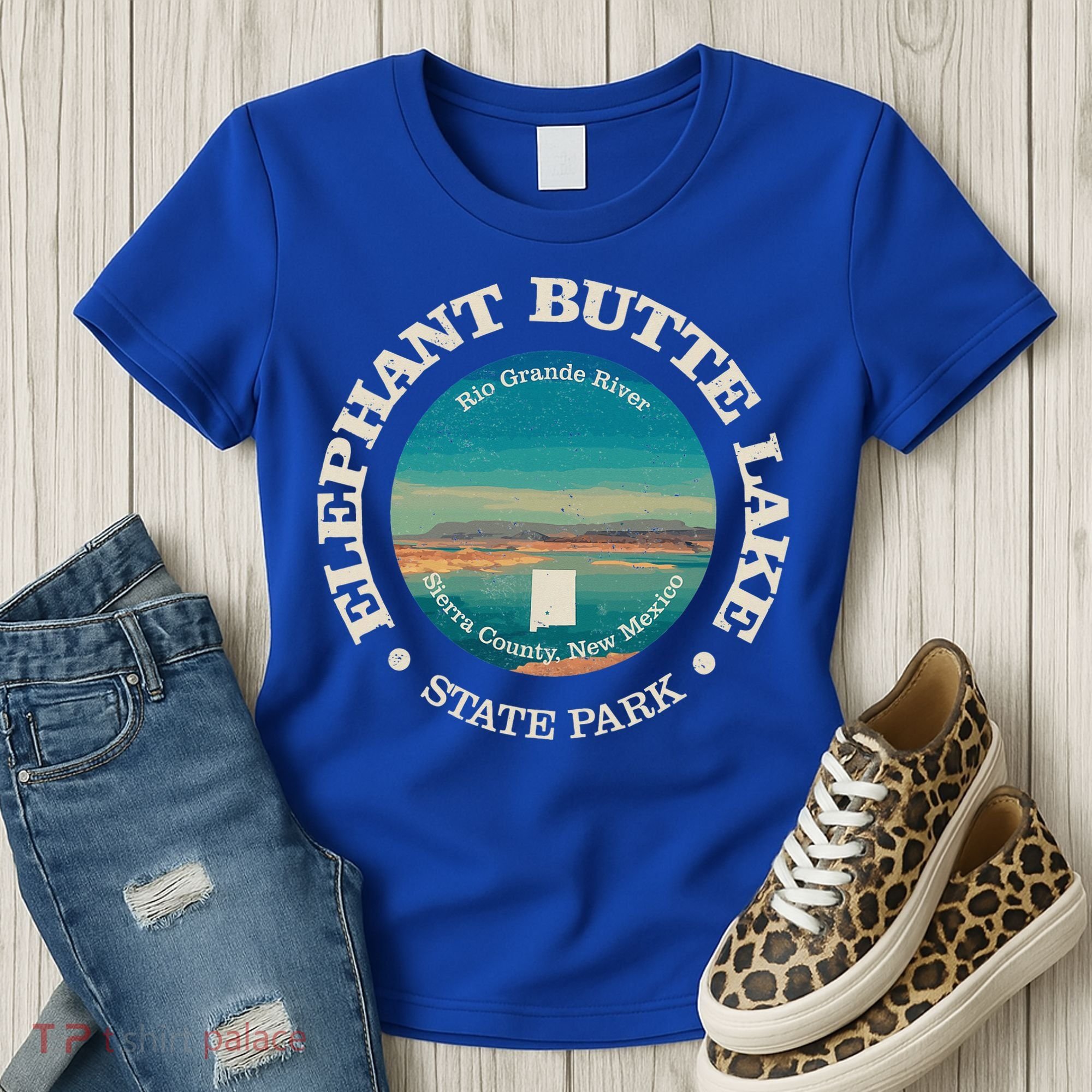 Nature Elephant Butte Lake State Park Hiking Women's T-Shirt