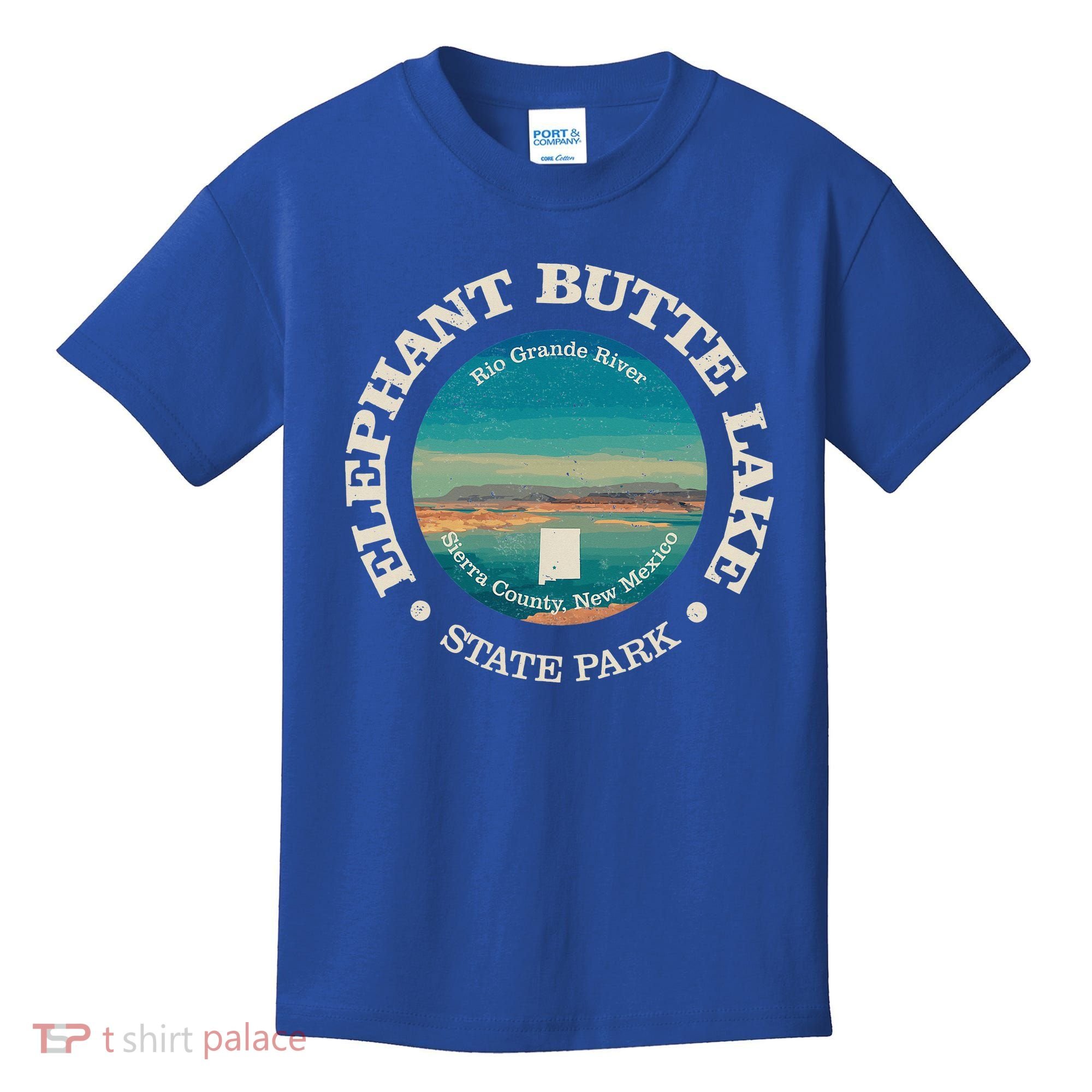 Nature Elephant Butte Lake State Park Hiking Kids T-Shirt