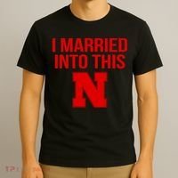 Nebraska Married Into This T-Shirt thumb 3