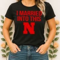 Nebraska Married Into This Women's T-Shirt thumb 2