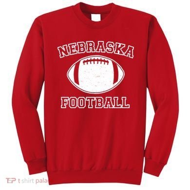 Nebraska Football Vintage Distressed Sweatshirt