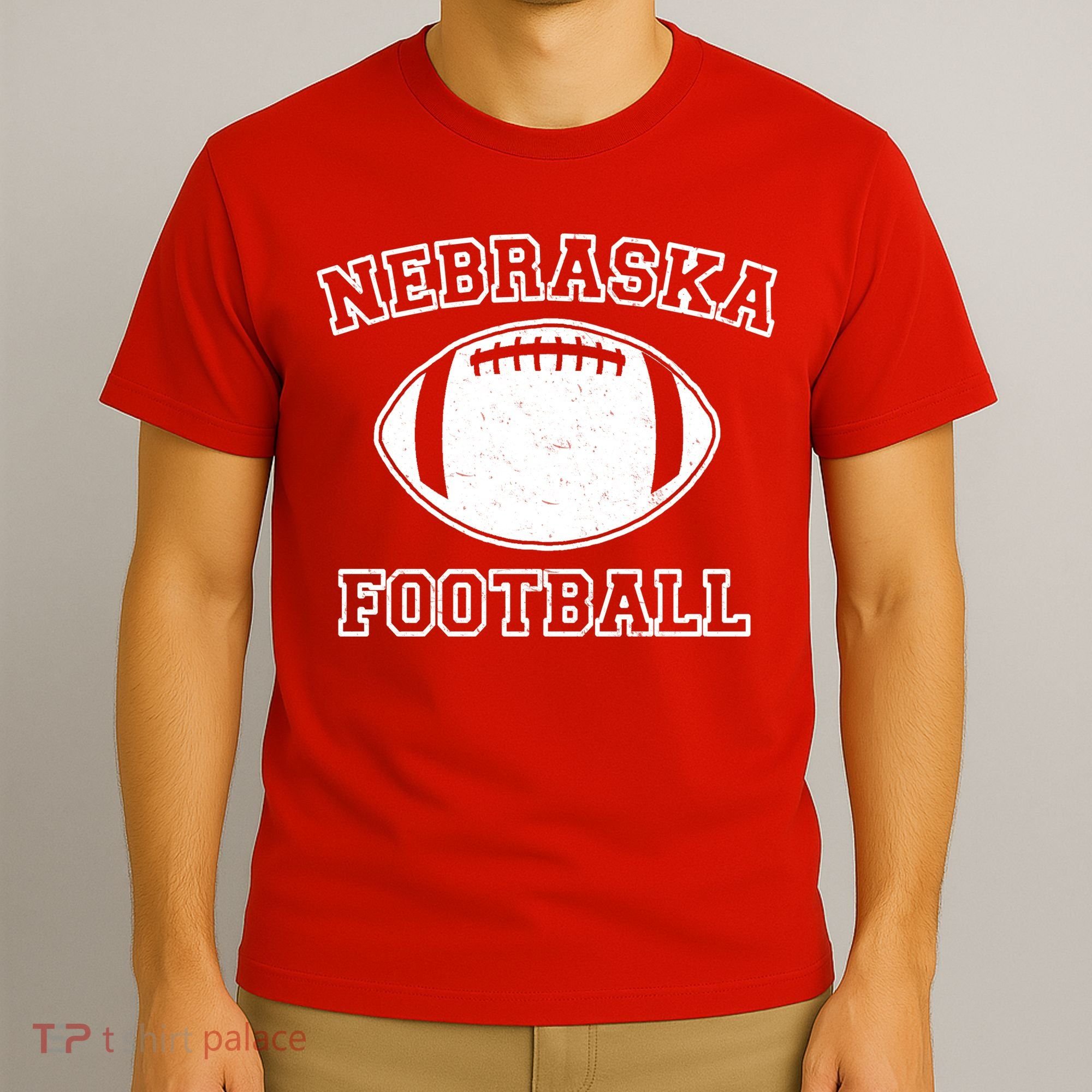 Nebraska Football Vintage Distressed T-Shirt