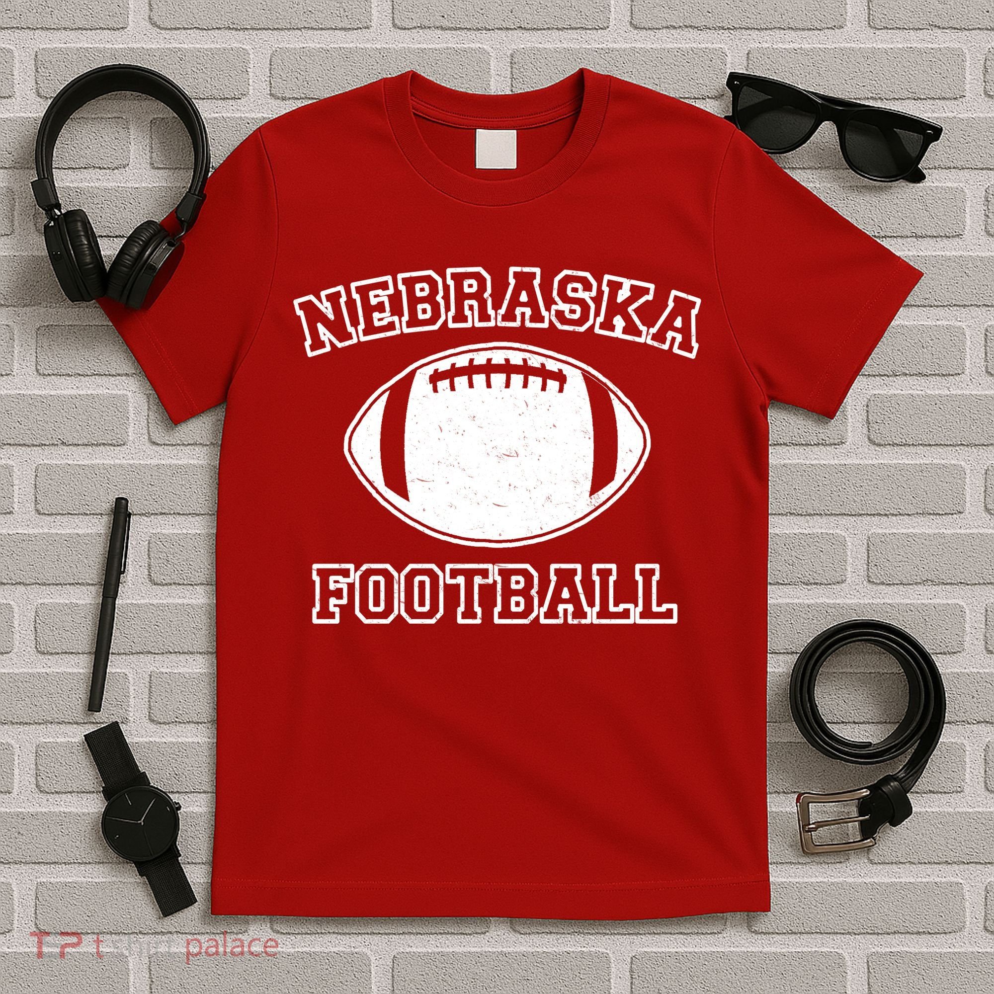 Nebraska Football Vintage Distressed T-Shirt