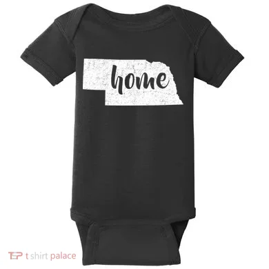 Nebraska Home State Baby Bodysuit