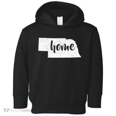 Nebraska Home State Toddler Hoodie