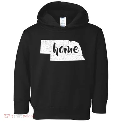 Nebraska Home State Toddler Hoodie