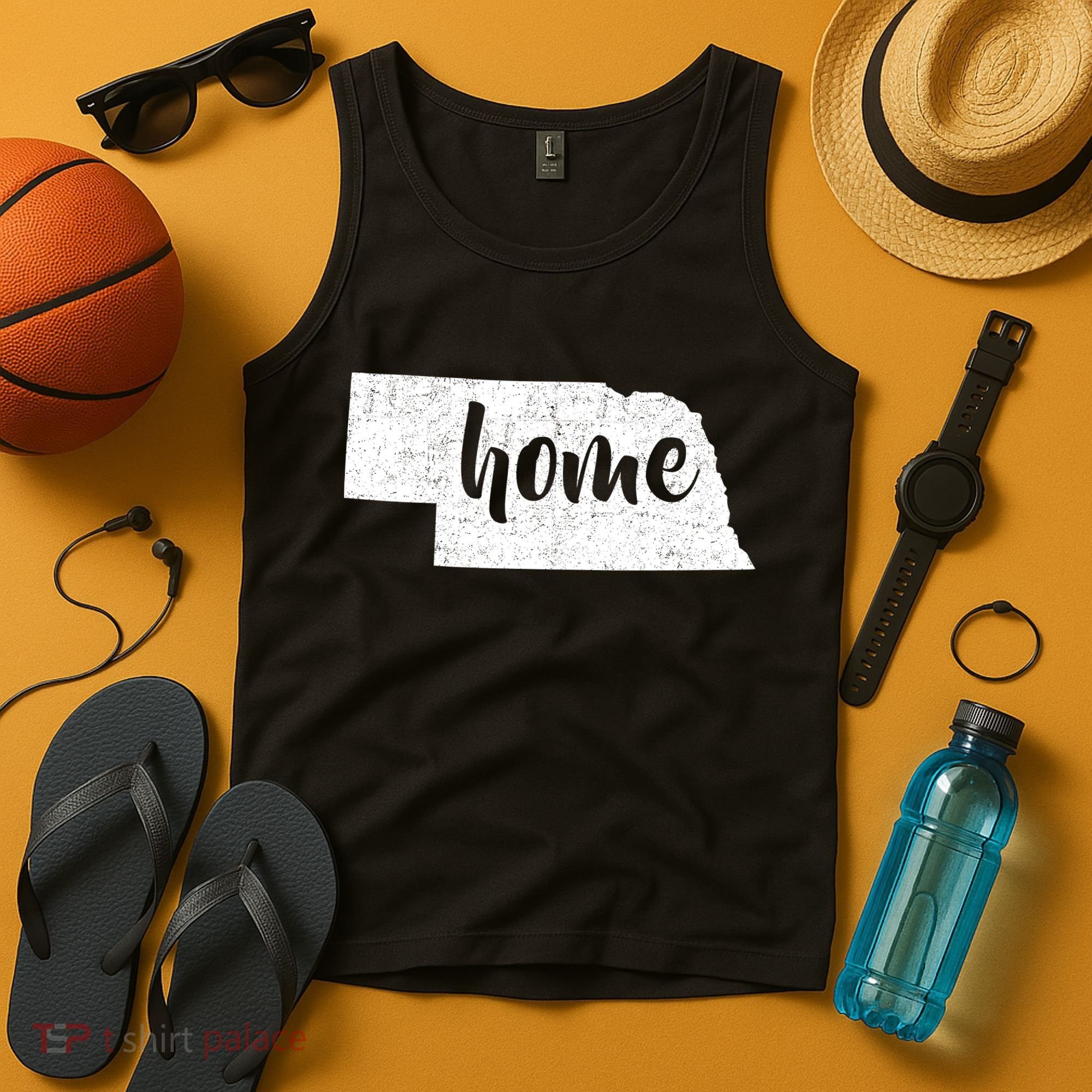 Nebraska Home State Tank Top