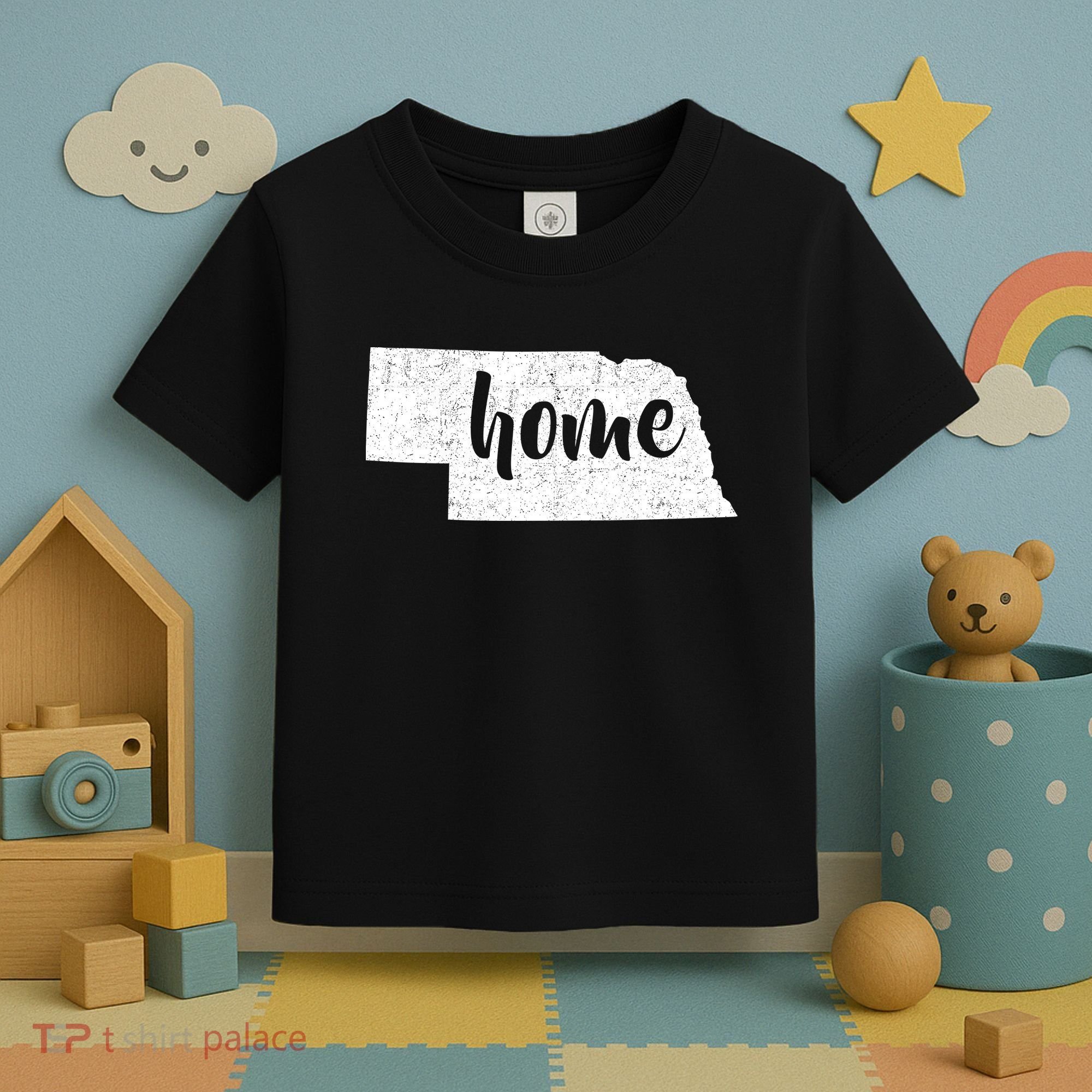 Nebraska Home State Toddler T-Shirt