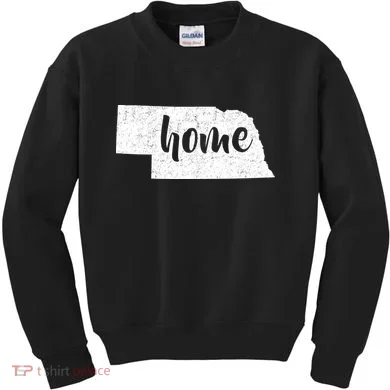 Nebraska Home State Kids Sweatshirt