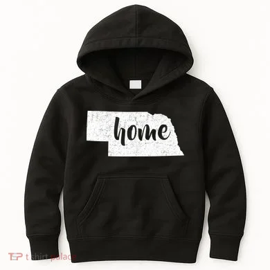 Nebraska Home State Kids Hoodie