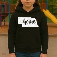 Nebraska Home State Kids Hoodie thumb 3