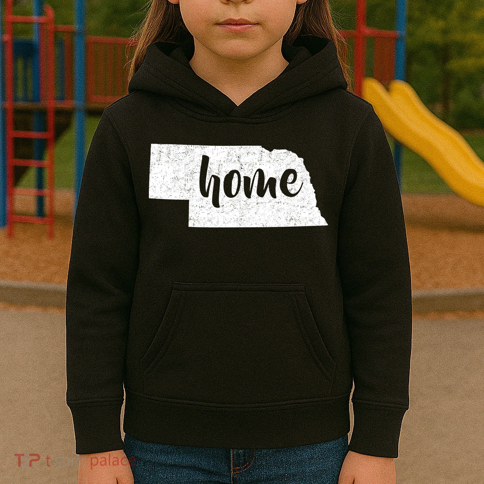 Nebraska Home State Kids Hoodie