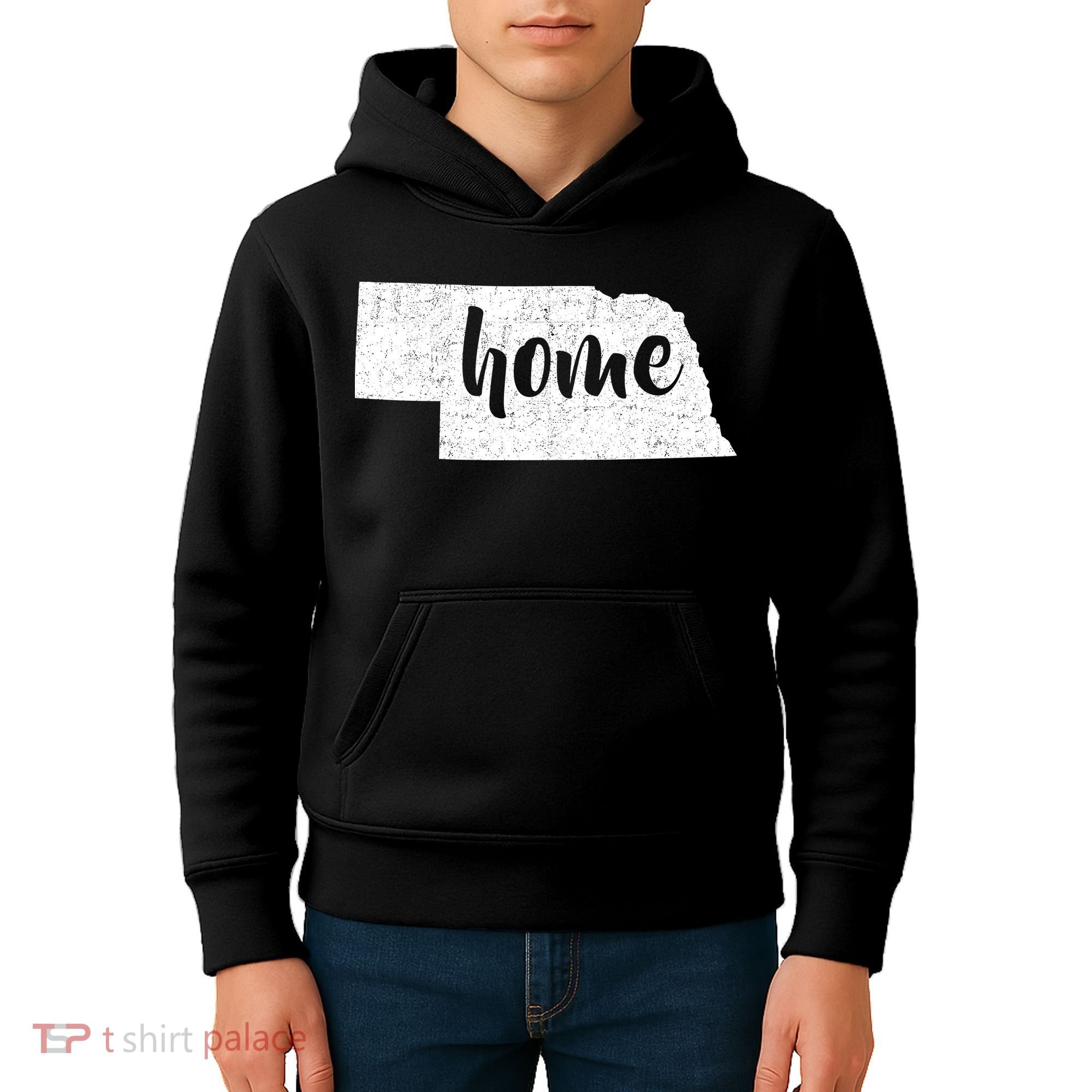 Nebraska Home State Kids Hoodie