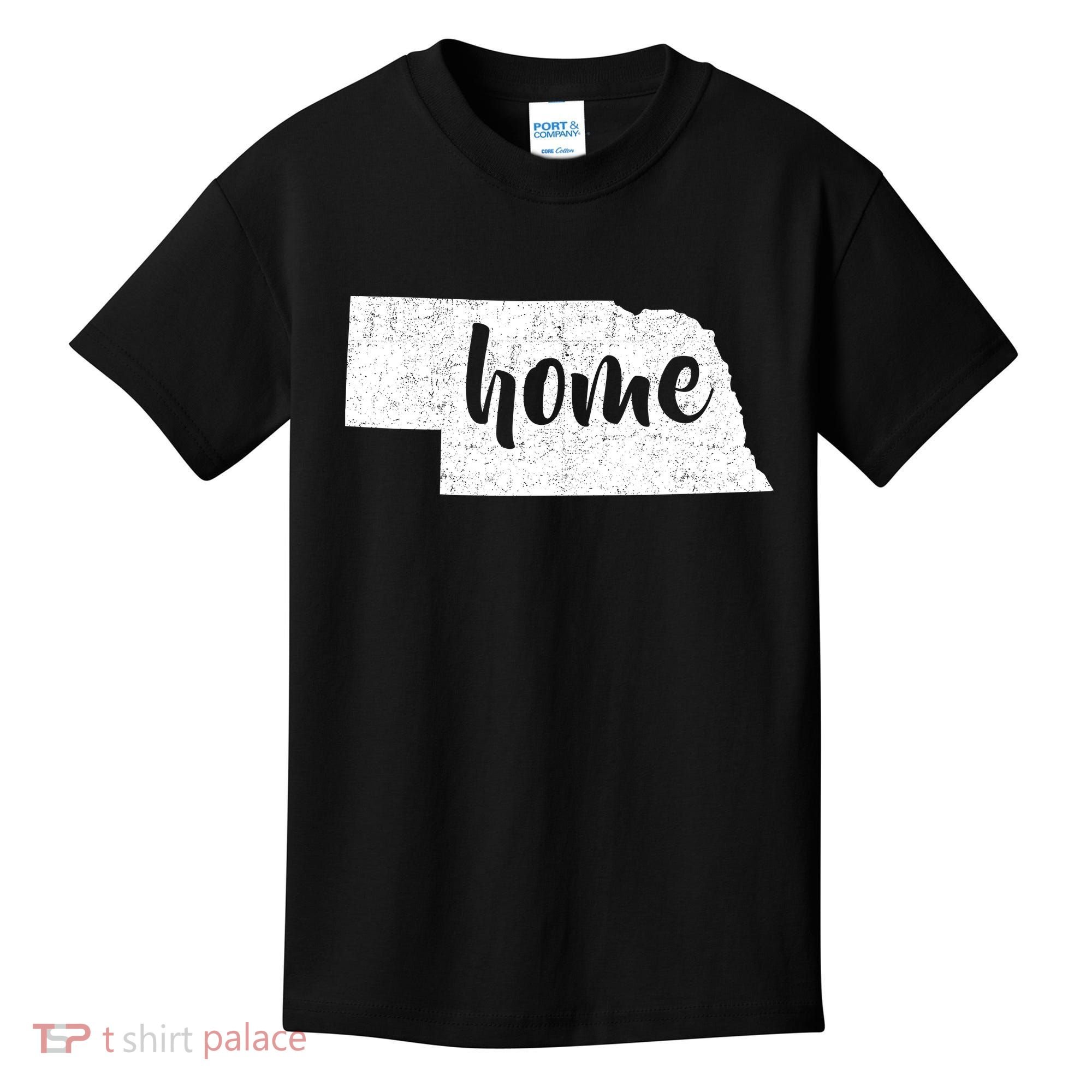 Nebraska Home State Kids T-Shirt