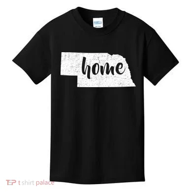 Nebraska Home State Kids T-Shirt