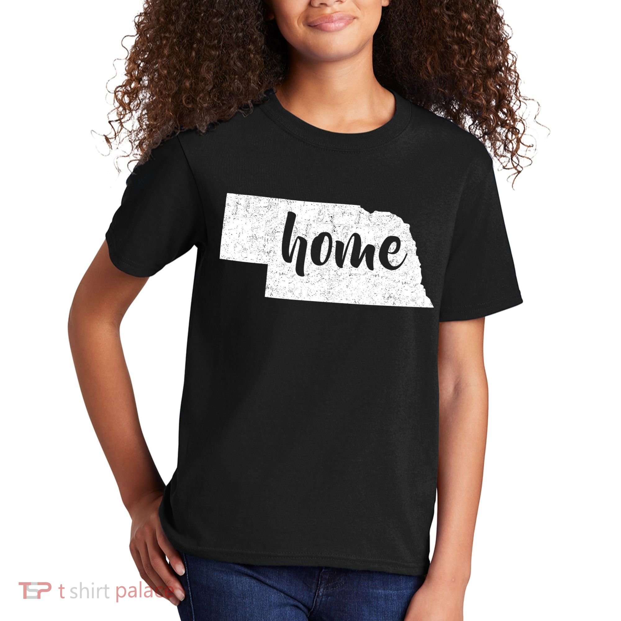 Nebraska Home State Kids T-Shirt