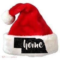 Nebraska Home State Santa Hat thumb 0