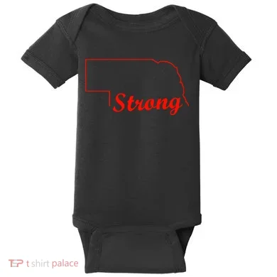 Nebraska Strong Baby Bodysuit