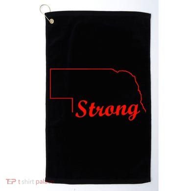 Nebraska Strong Golf Towel