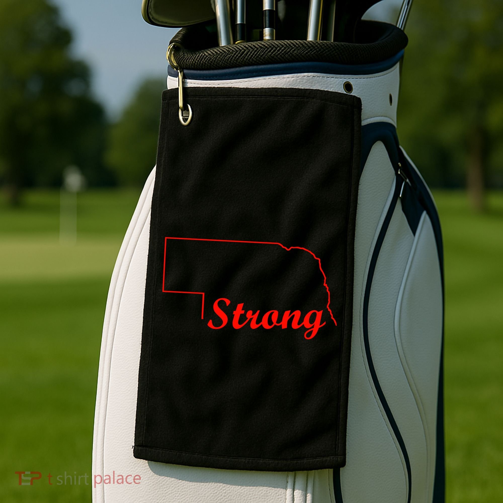 Nebraska Strong Golf Towel