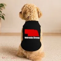 Nebraska Strong Flooding Doggie Tank thumb 2