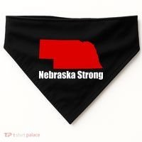 Nebraska Strong Flooding USA-Made Doggie Bandana thumb 0