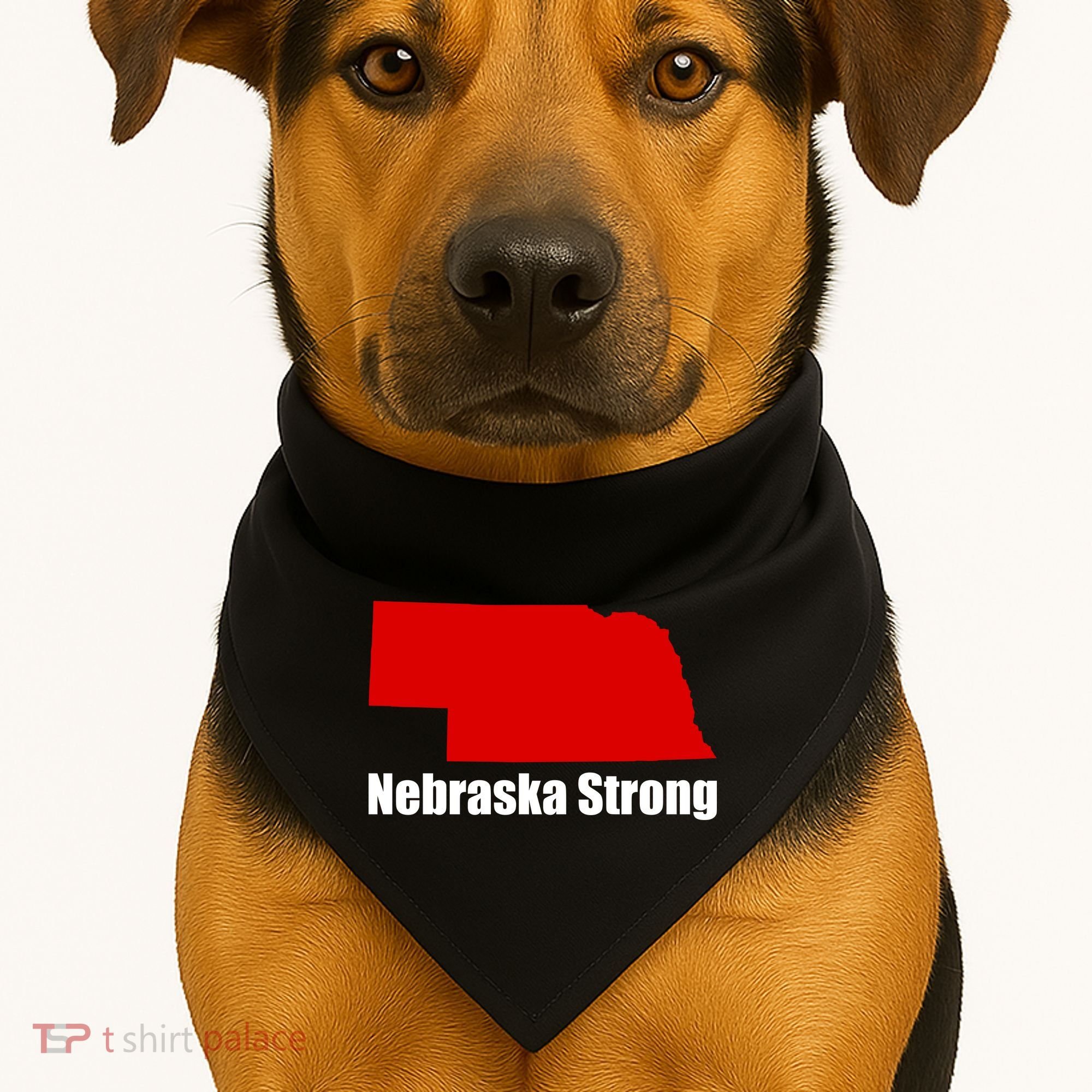 Nebraska Strong Flooding USA-Made Doggie Bandana