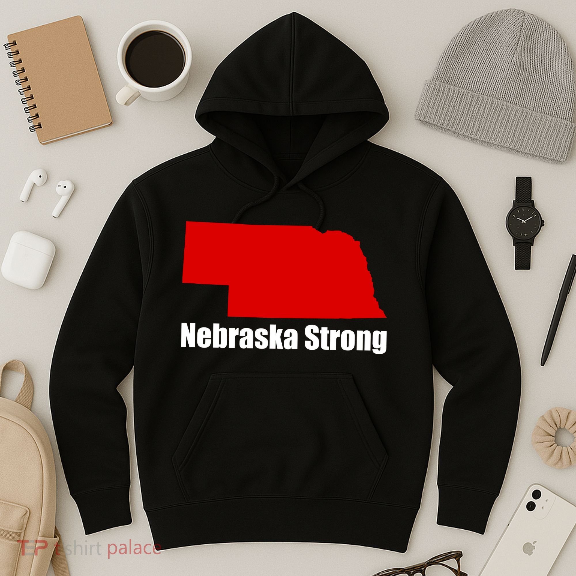 Nebraska Strong Flooding Hoodie