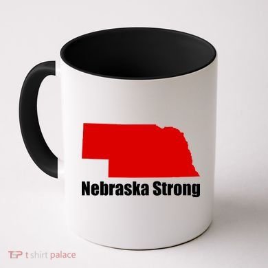 Nebraska Strong Flooding Coffee Mug