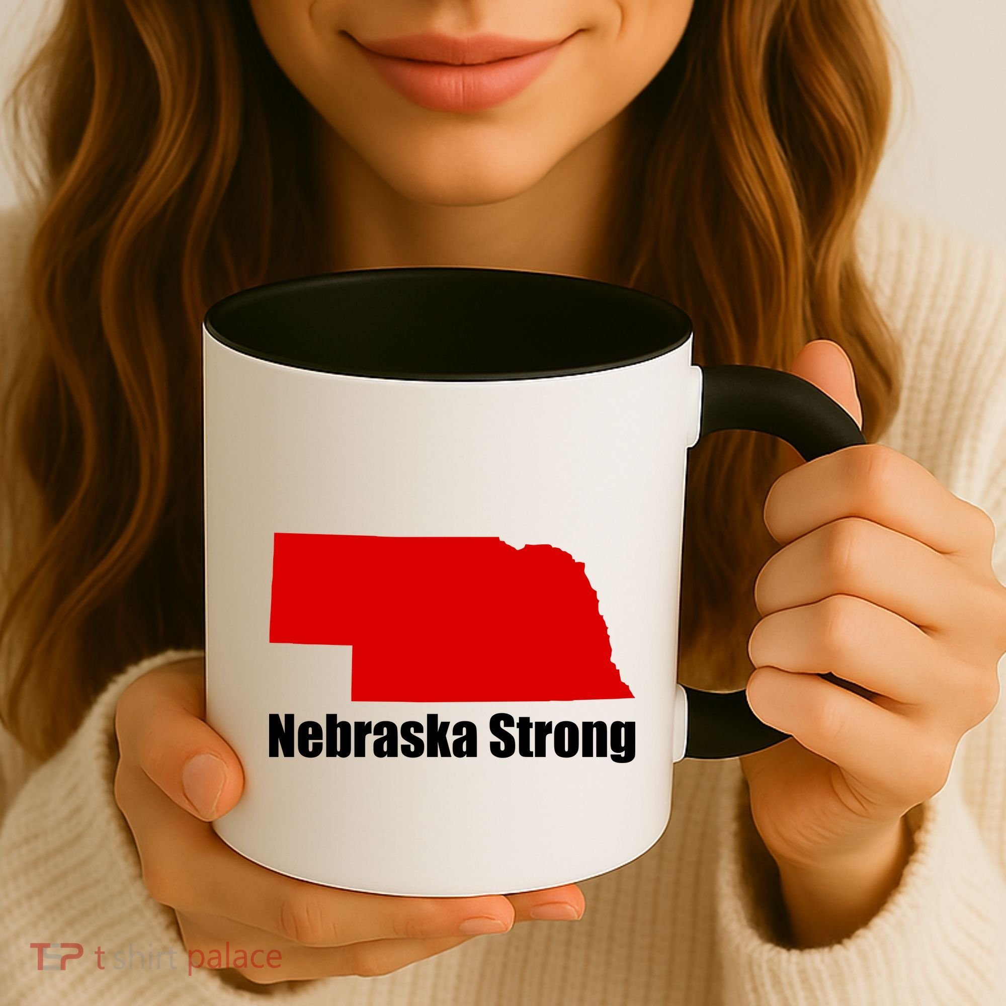 Nebraska Strong Flooding Coffee Mug
