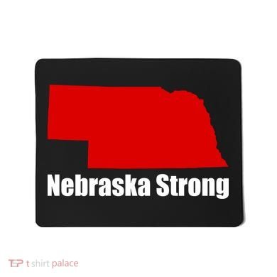 Nebraska Strong Flooding Mousepad