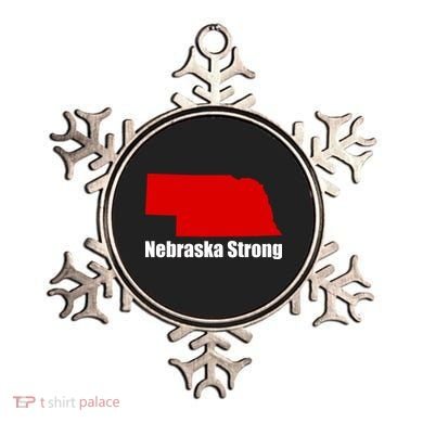 Nebraska Strong Flooding Ornament