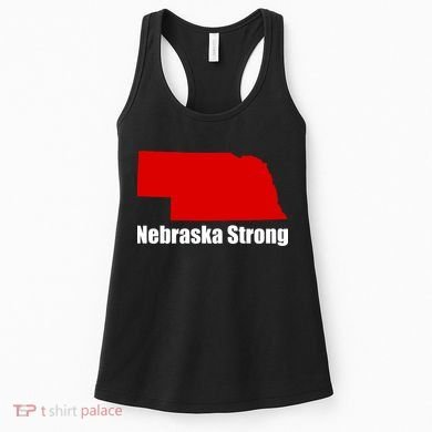 Nebraska Strong Flooding Women's Tank Top