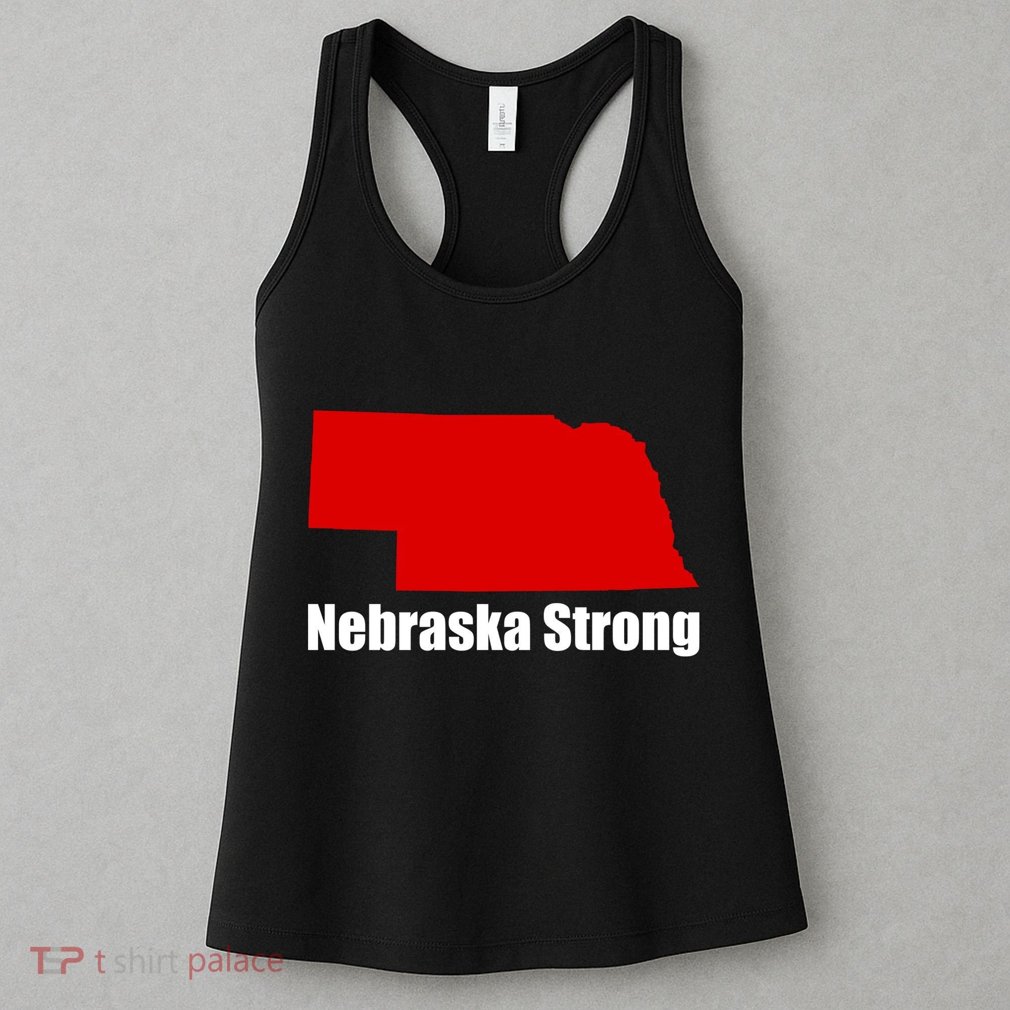 Nebraska Strong Flooding Women's Tank Top