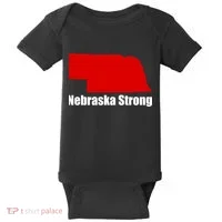 Nebraska Strong Flooding Baby Bodysuit thumb 0